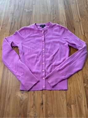 Classiques Entier Cashmere Cardigan Sweater Women’s Medium Purple